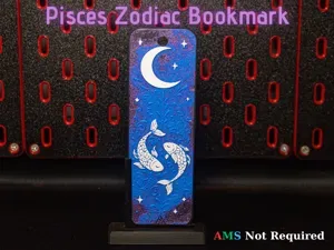 Pisces Hueforge Bookmark - Zodiac