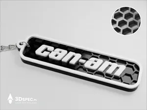 Canam can-am logo keychain