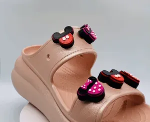 Mickey and Minnie Shoe Charms