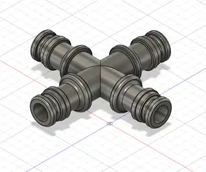 Garden Hose X coupler