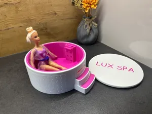 LUX SPA – Round Doll Spa & Storage Box