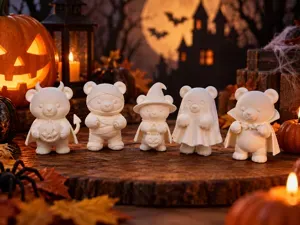 Cute Halloween Costume Monster Teddy Bear Squad