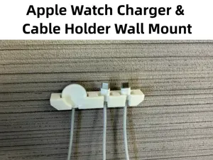 Apple Watch Charger & Cable Holder Wall Mount