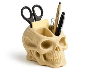 Skull Desk Organizer