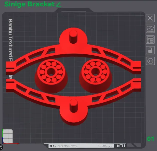 Snapmaker U1 / Biqu PopCap Easy-Spin Spool Mount — Фото 2 из 4