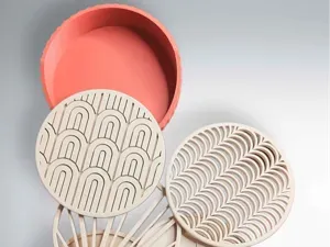 Modern Drink Coaster Multi Pattern