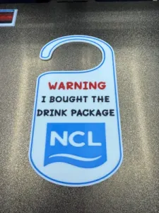WARNING I BOUGHT THE DRINK PACKAGE NCL