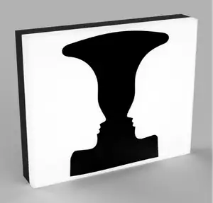 Optical Illusion - Faces Vase LED Lamp