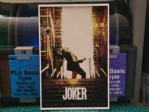 Joker Movie Poster - Hueforge Art