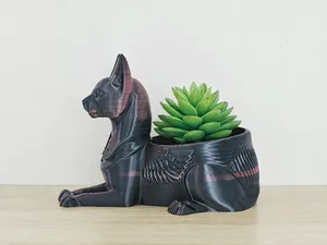 Cache pot chat Egyptien