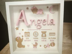 Cuadro-Regalo-Recuerdo-Nacimiento-Bebé-Personaliza