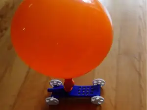 Lightweight Balloon Air Jet Powered Car