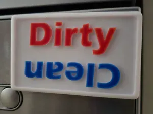 Dishwasher Clean/ Dirty Sign