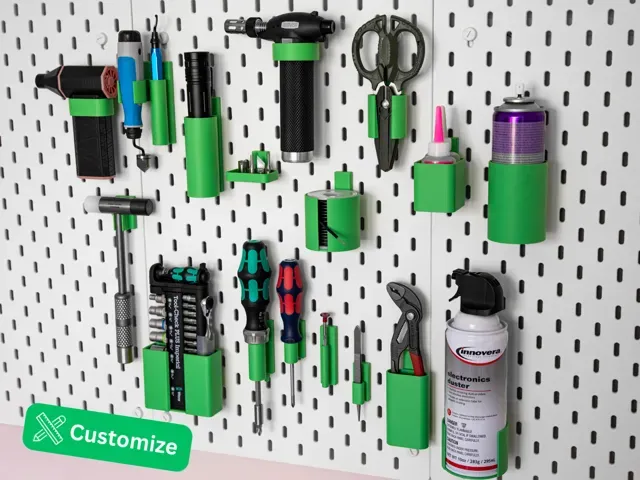 Skadis Universal Tool Holder Generator