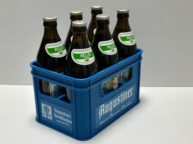 Augustiner 6-er Bierträger / Männerhandtasche