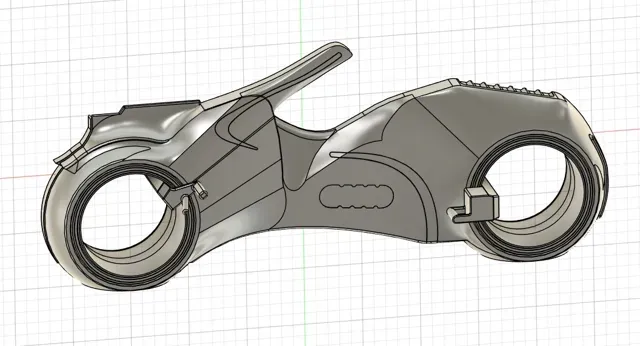 Motocicleta de luz DUMMY 13 TRON Legacy — Фото 12 из 12