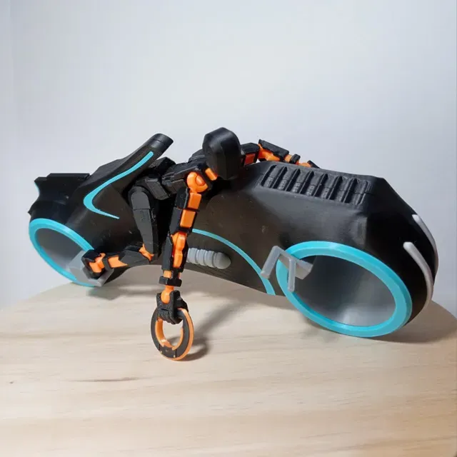 Motocicleta de luz DUMMY 13 TRON Legacy — Фото 8 из 12