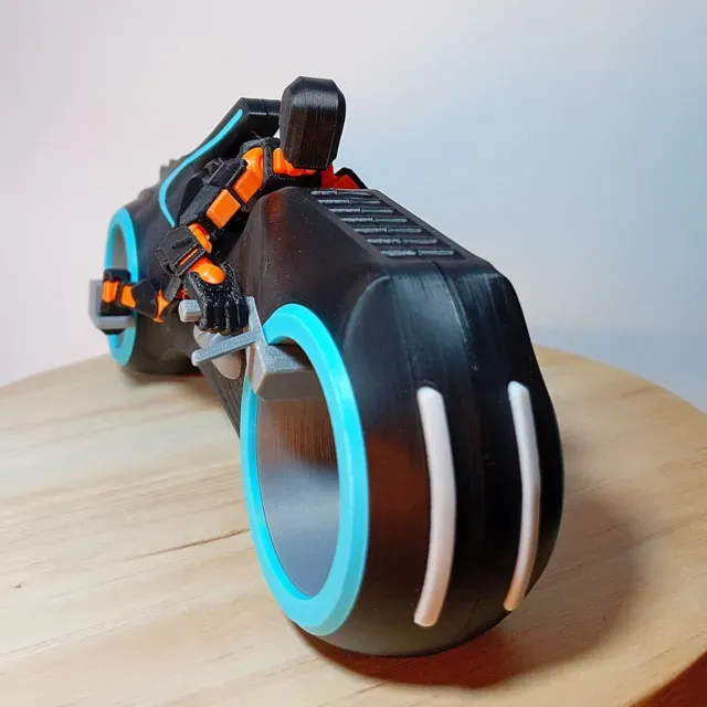 Motocicleta de luz DUMMY 13 TRON Legacy — Фото 6 из 12