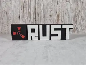 RUST Desk Sign – Iconic RUST Logo