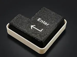 BIG ENTER BUTTON FIDGET CLICKER