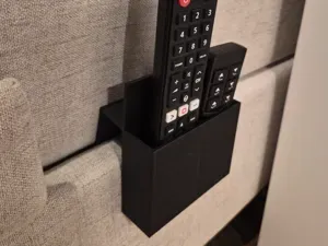 Remote control holder bedframe