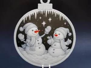 Christmas Bauble / Ornament / Decoration Snowmans