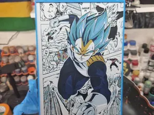 Dragon ball Super - Vegeta Blue Hueforge
