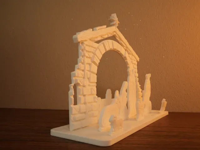 Christmas Nativity Scene - Holy Family & Stable — Фото 4 из 10
