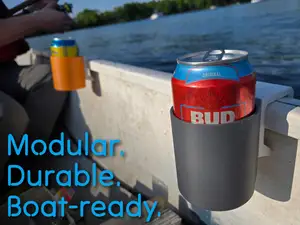 Modular Boat Cup Holder – Versatile TPU Clip