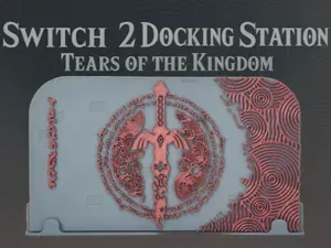 SWITCH 2 DOCK COVER - ZELDA TEARS OF THE KINGDOM