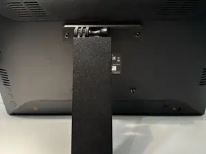 VESA desk stand with GoPro fix