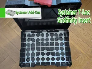 Gridfinity Magnetic Base Systainer 2 |T-Loc Sys2 M