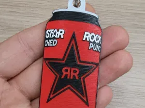 Rockstar Fruit Punch Llavero Abrelatas destapador