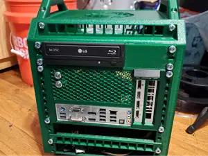 10" rack 1U 5.25" offset bay - Lab Rax compatible