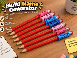 Multi Name Generator – 30 Pencil Names