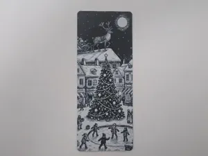 Christmas Ice Skating Town Square Bookmark