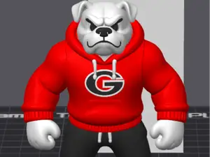 Georgia Bulldogs Urban Mascot – Hoodie & Sneakers
