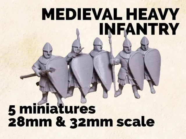 Medieval heavy infantry unit