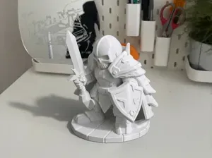 Chibi Undead Warrior | Dark Fantasy Knight