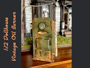 1:12 Dollhouse Vintage Furnace / Boiler