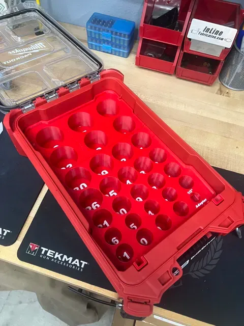 Milwaukee 1/2" 29PC Deep METRIC Socket Packout Ins — Фото 4 из 9