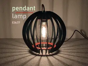 Hanging lamp 01 - E26 / E27 socket