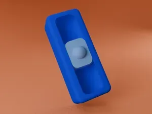 Simple (Magnetic) Fidget Slider Toy / Key Chain