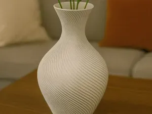 Spiralvase mit modernem Design