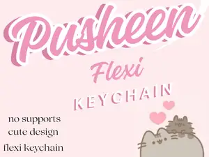 Pusheen the Cat Flexi Keychain