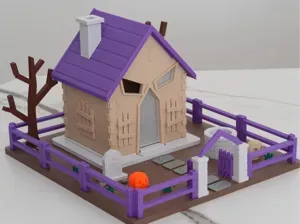 Halloween Haunted House | Modular Diorama