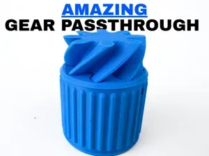 Gear Passthrough (Print In Place)