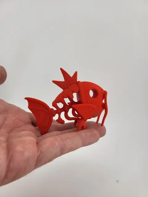 Magikarp Skeletal Style Fish - Stylized 3D Print — Image 2 of 5