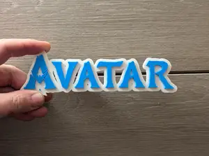 James Cameron's Avatar logo sign plaque 2-sizes