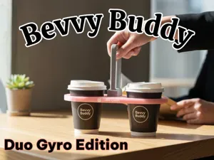 Bevvy Buddy Duo Gyro – Spill-Resistant Carrier